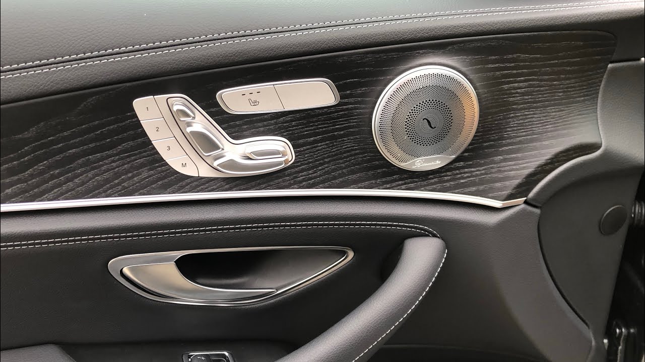 Установка крышки динамика Burmester на Mercedes E-Class (C-Class и GLC)