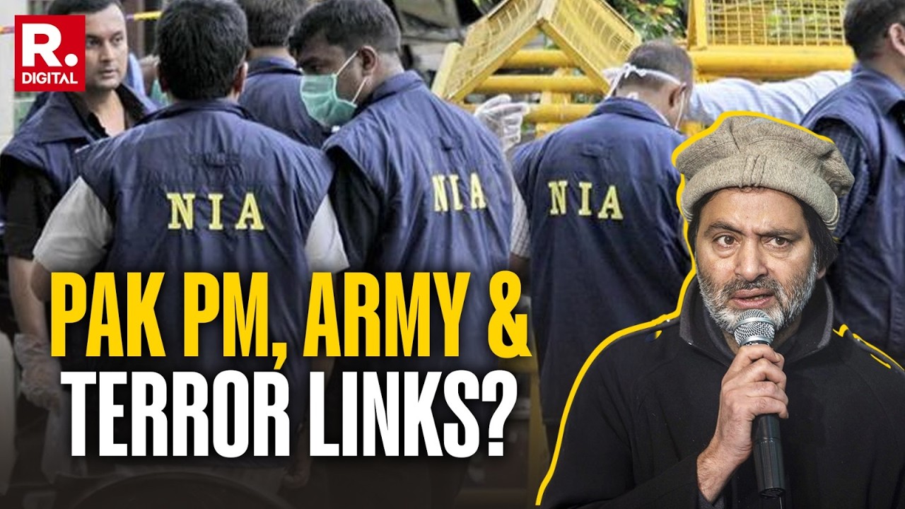 NIA: Yasin Malik Used Pakistan Links, Backing To Push J&K Secession | BREAKING NEWS