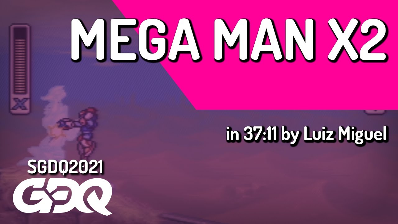 Mega Man X2 by Luiz Miguel in 37:11 - Summer Games Done Quick 2021 Online