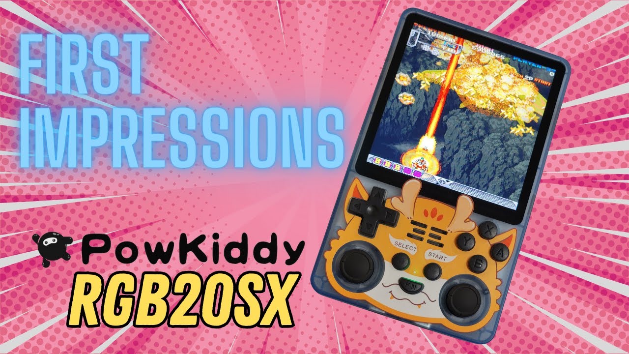 Better than a Gameboy? First Impressions - Powkiddy RGB20sx