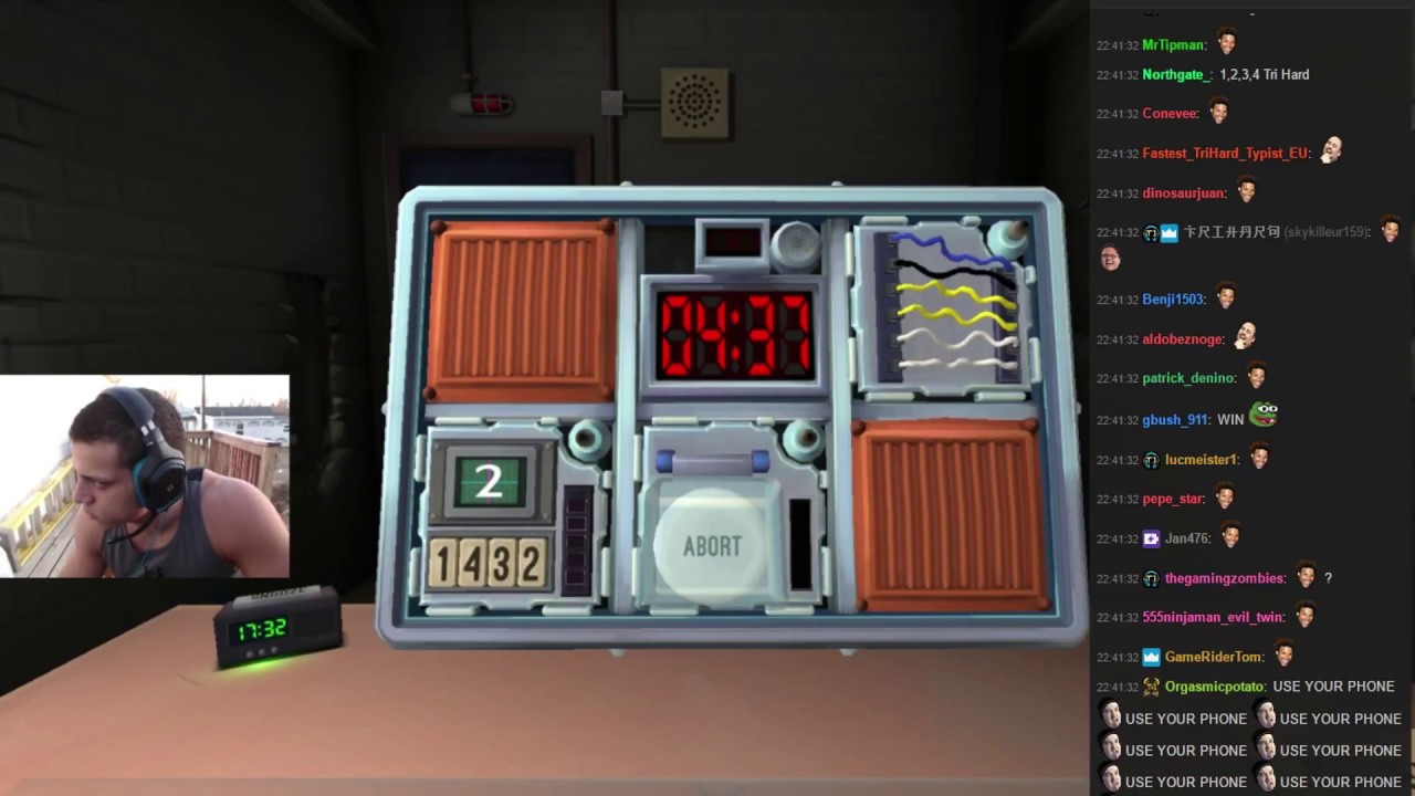 TYLER1 and GREEK play KEEP TALKING AND NOBODY EXPLODES (VOD 18 FEB 2017)