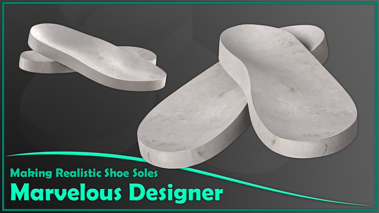 How to make realistic shoe soles in marvelous designer