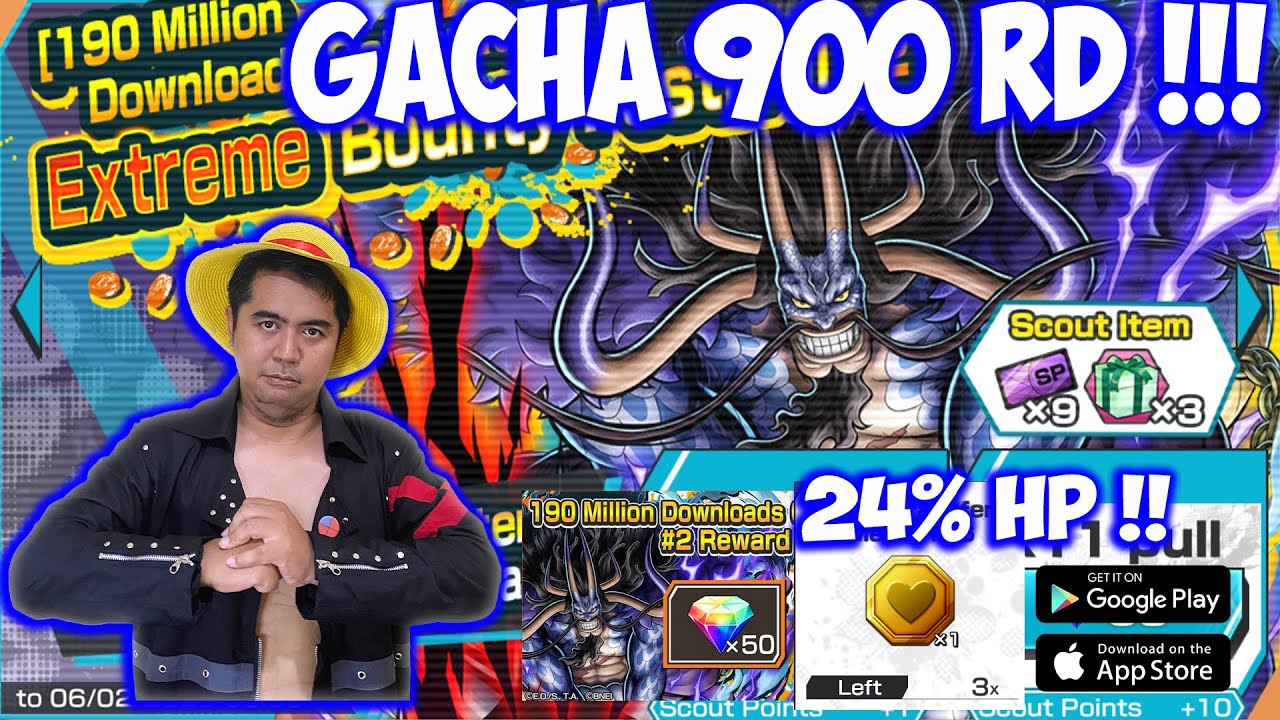Medal 24% Kembali !!! Langsung Gacha EX Kaido Hybrid + Medal 🔥🔥- One Piece Bounty Rush