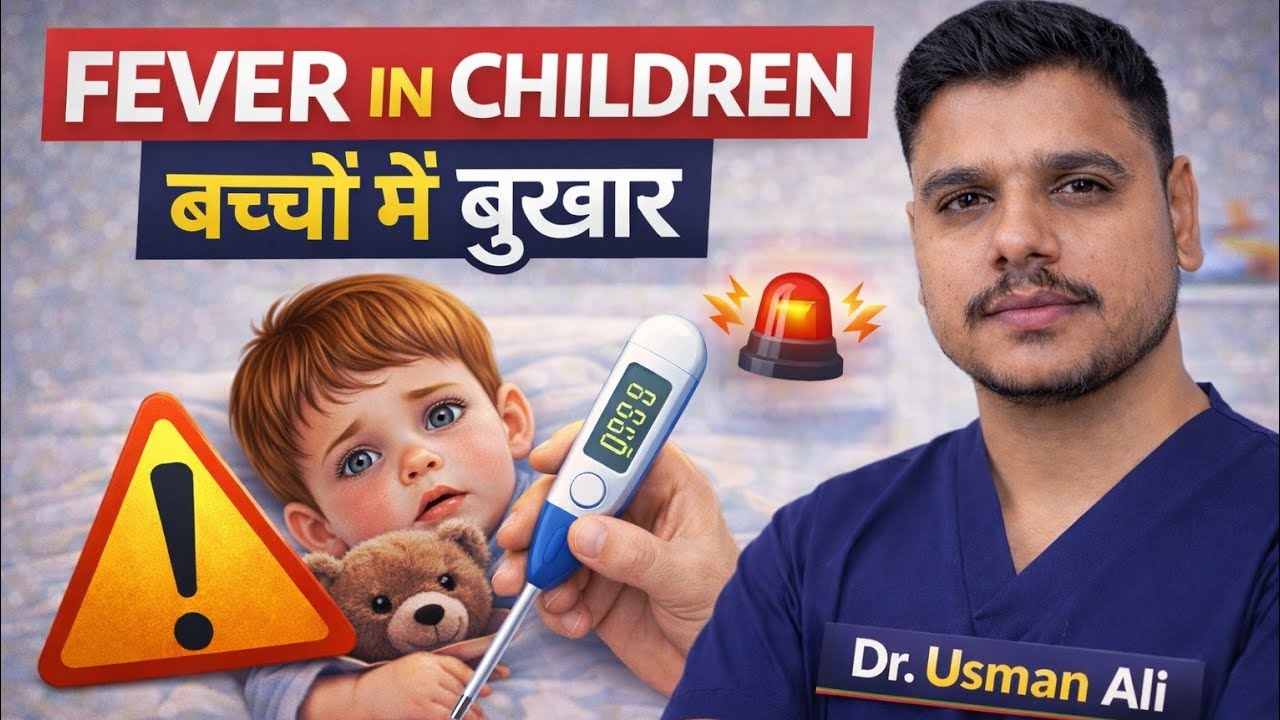 🤒 Baby Fever Care at Home | Bachchon Mein Bukhar Ka Ilaj | Fever Control Tips