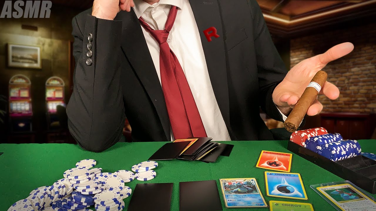 [ASMR] 🎲Worst Reviewed Pokémon Casino Dealer | Slow then Fast Triggers