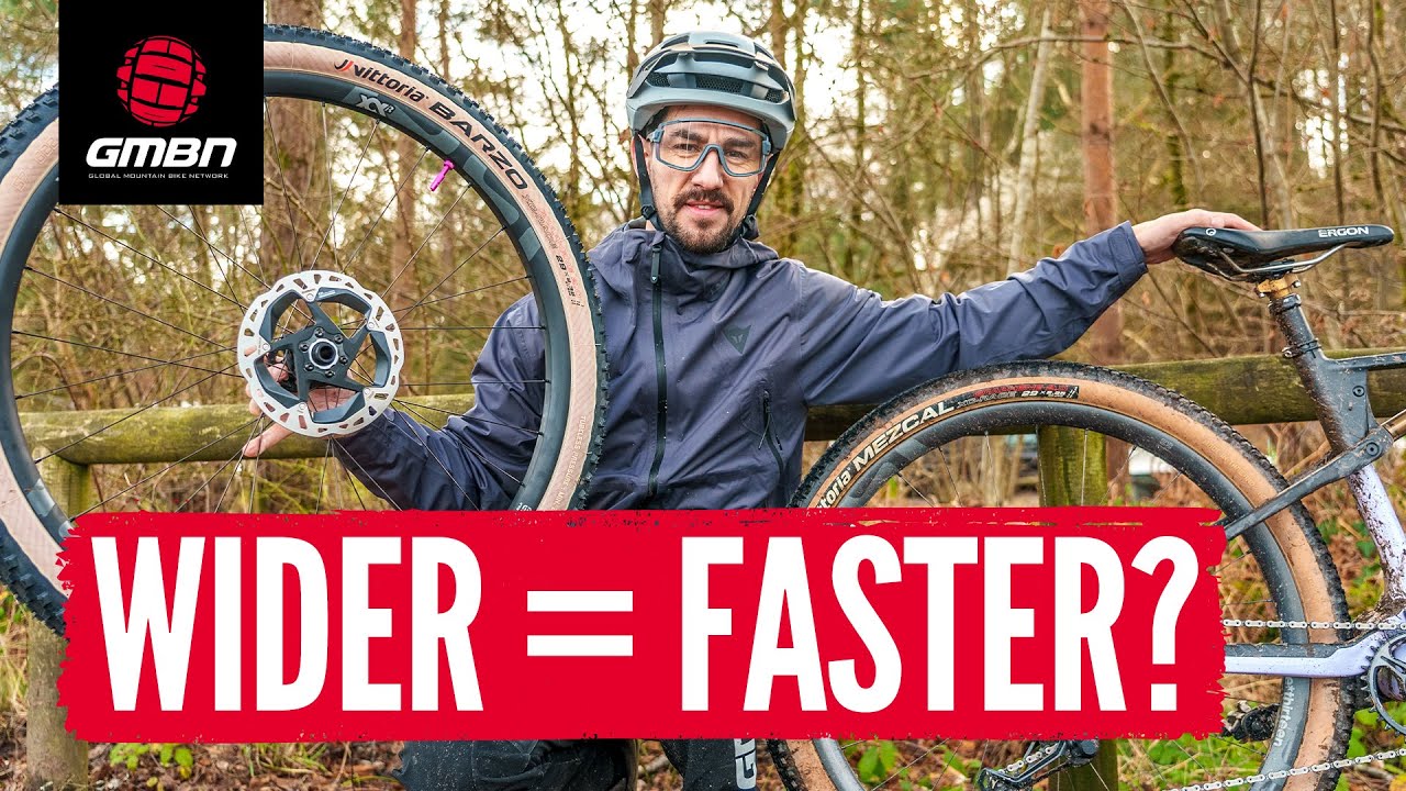 Are Wider MTB Rims and Bigger Tyres Faster?