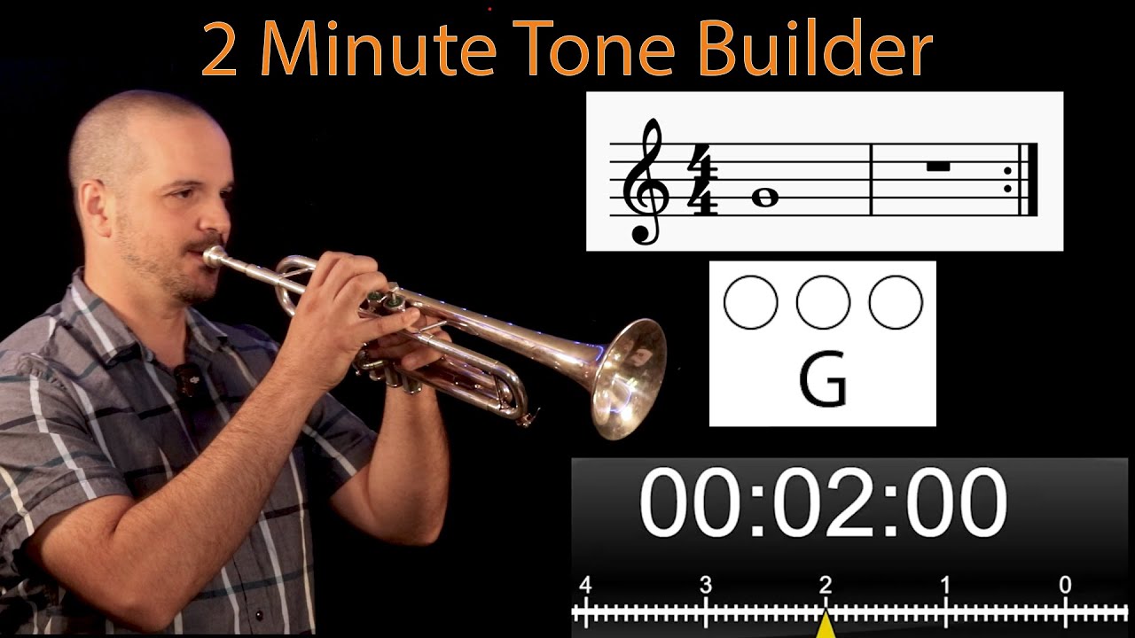 Note G: 2 Minute Tone Builder for Beginner Trumpet