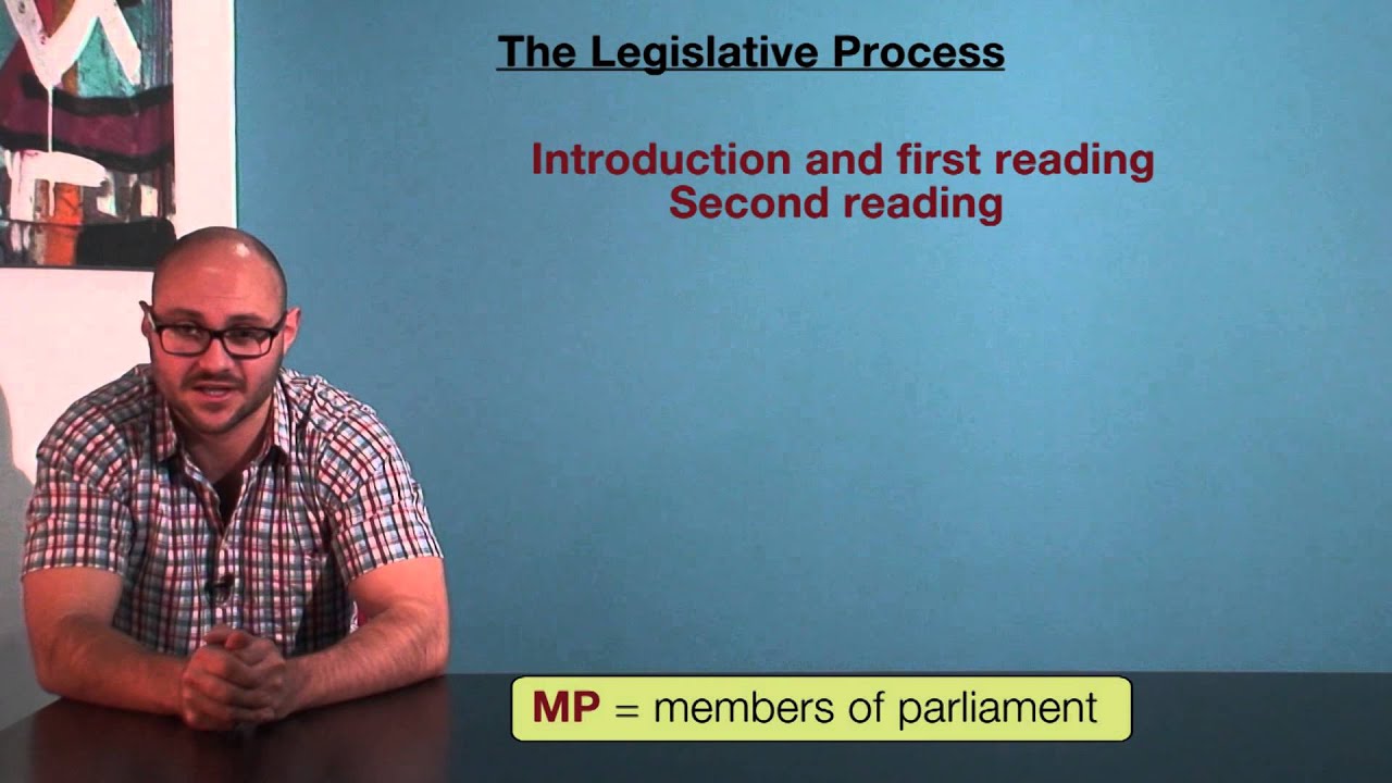VCE Legal Studies - The legislative process