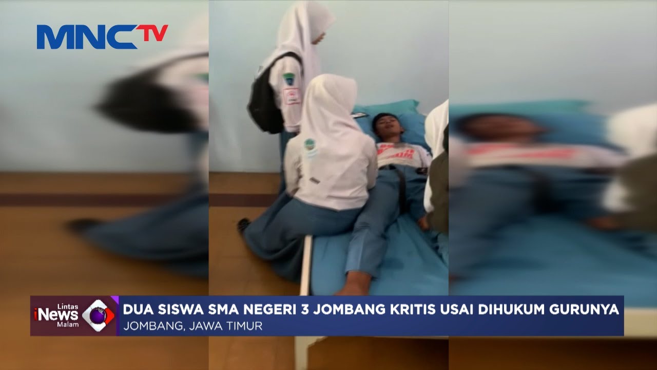 NGERI! Dua Siswa SMA Negeri Jombang Kritis Usai Dihukum Gurunya #LintasiNewsMalam 16/12