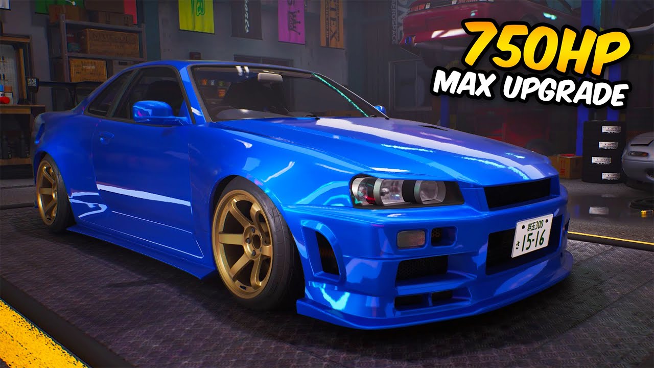 JDM: Japanese Drift Master - 750HP+ NISSAN SKYLINE GT-R R34 Customization | Max Build