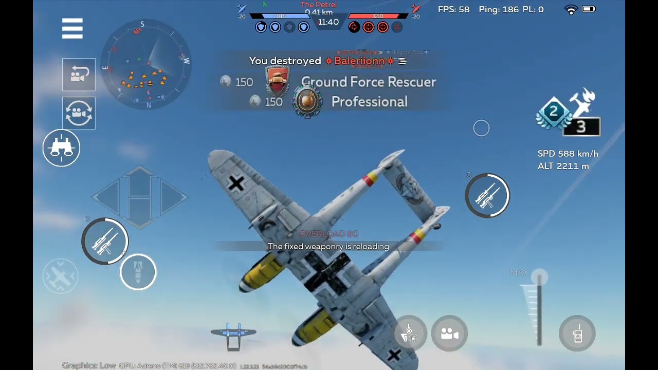Ki-108 Kai, Bf 109 Z, P-61C-1, Ta 154 A-1 air battle gameplay #WTM with Maverick4219  great round