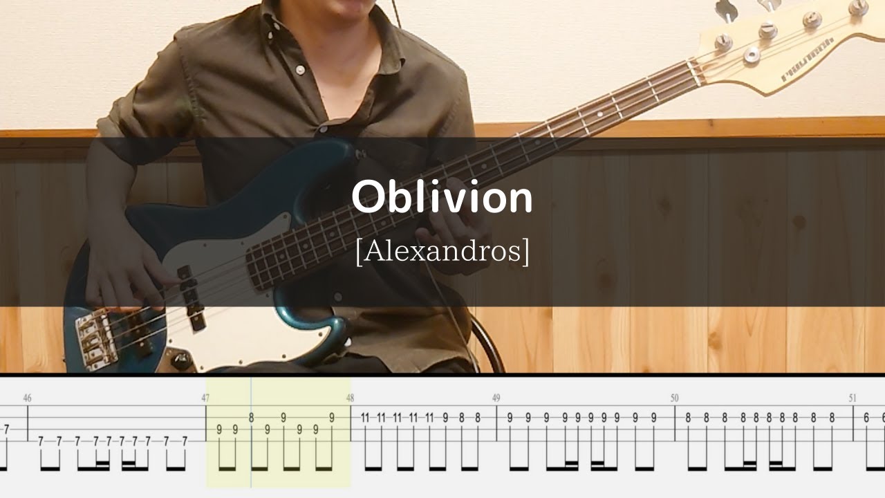 [Alexandros] - Oblivion (feat. LITHIUM HOMME) - Bass Cover 弾いてみた