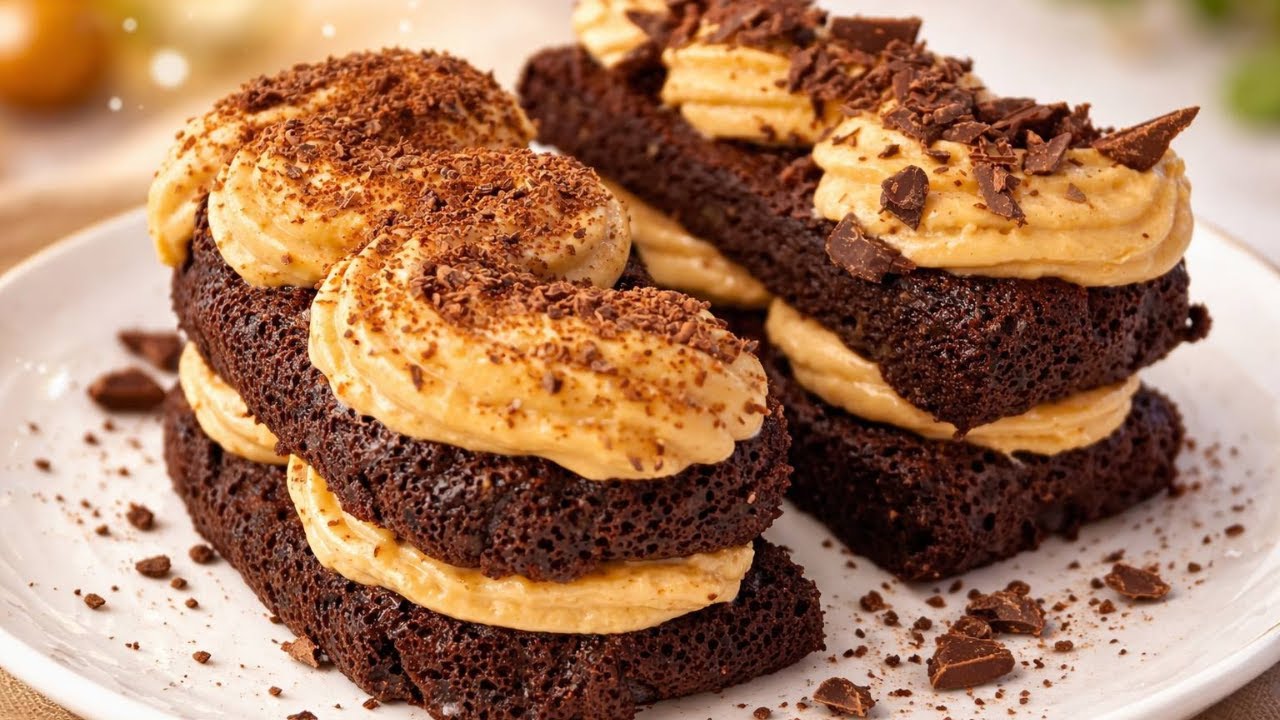 This is so delicious❗️No one will guess what this BROWNIE is made of 🍰