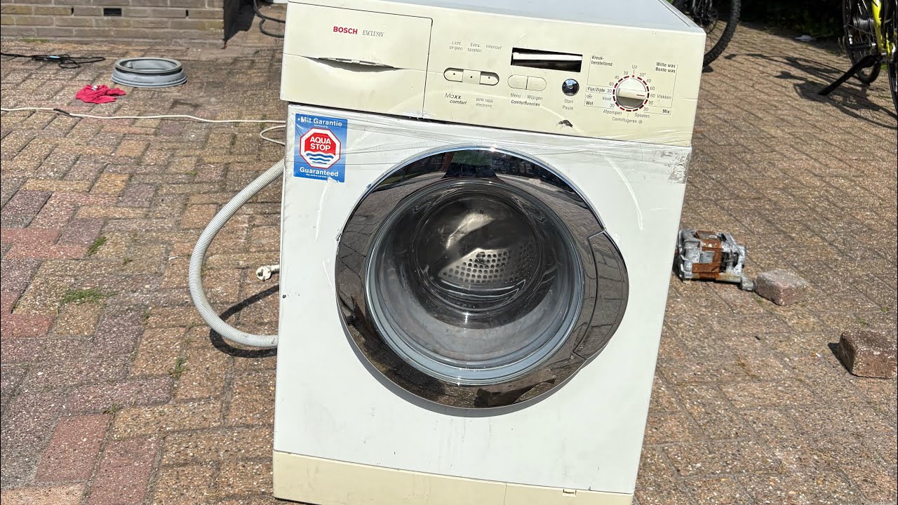 Bosch washing machine destruction