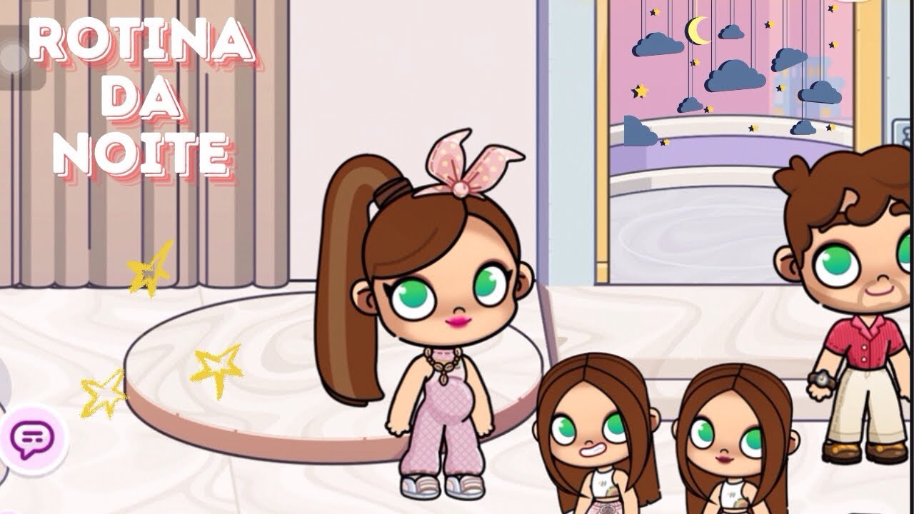 Rotina da noite aqui no Avatar World🌈 
