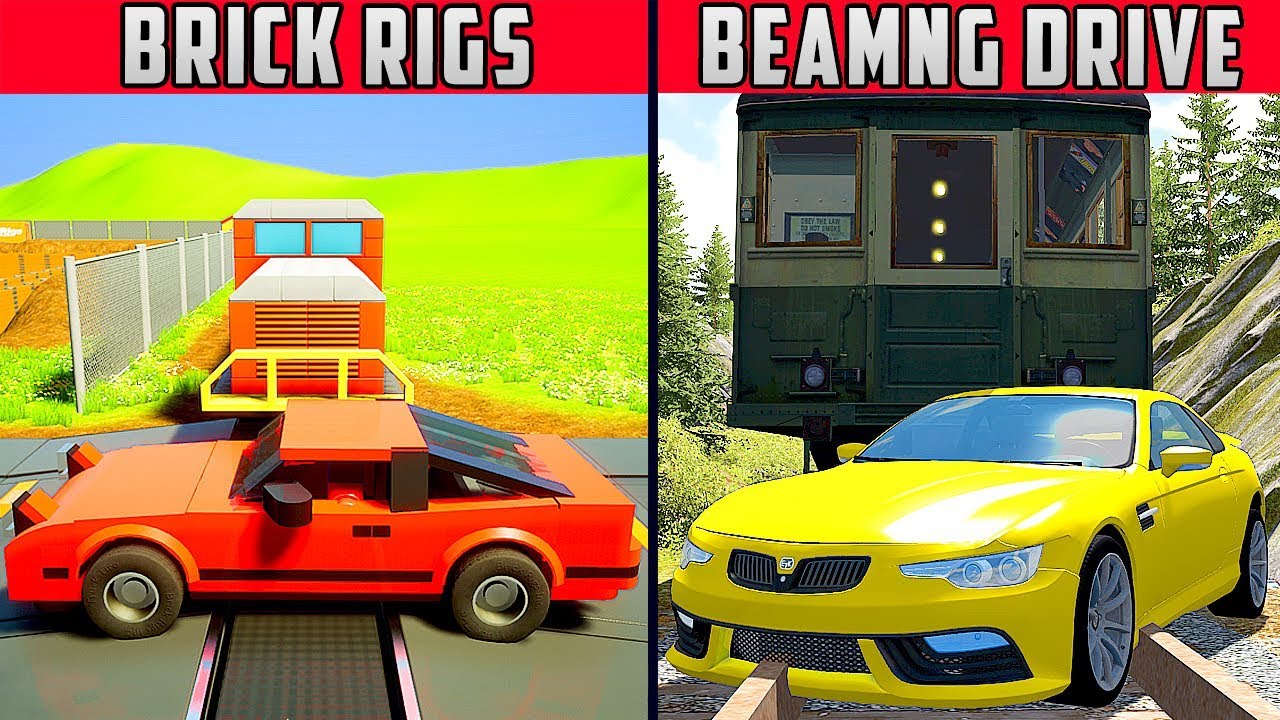 Brick Rigs vs Beamng Drive - КАК ВЫГЛЯДЯТ АВАРИИ В РАЗНЫХ ИГРАХ?!