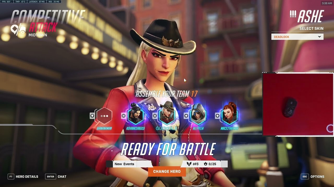 GALE ASHE GOD OVERWATCH 2 SEASON 4 GAMEPLAY TOP 500