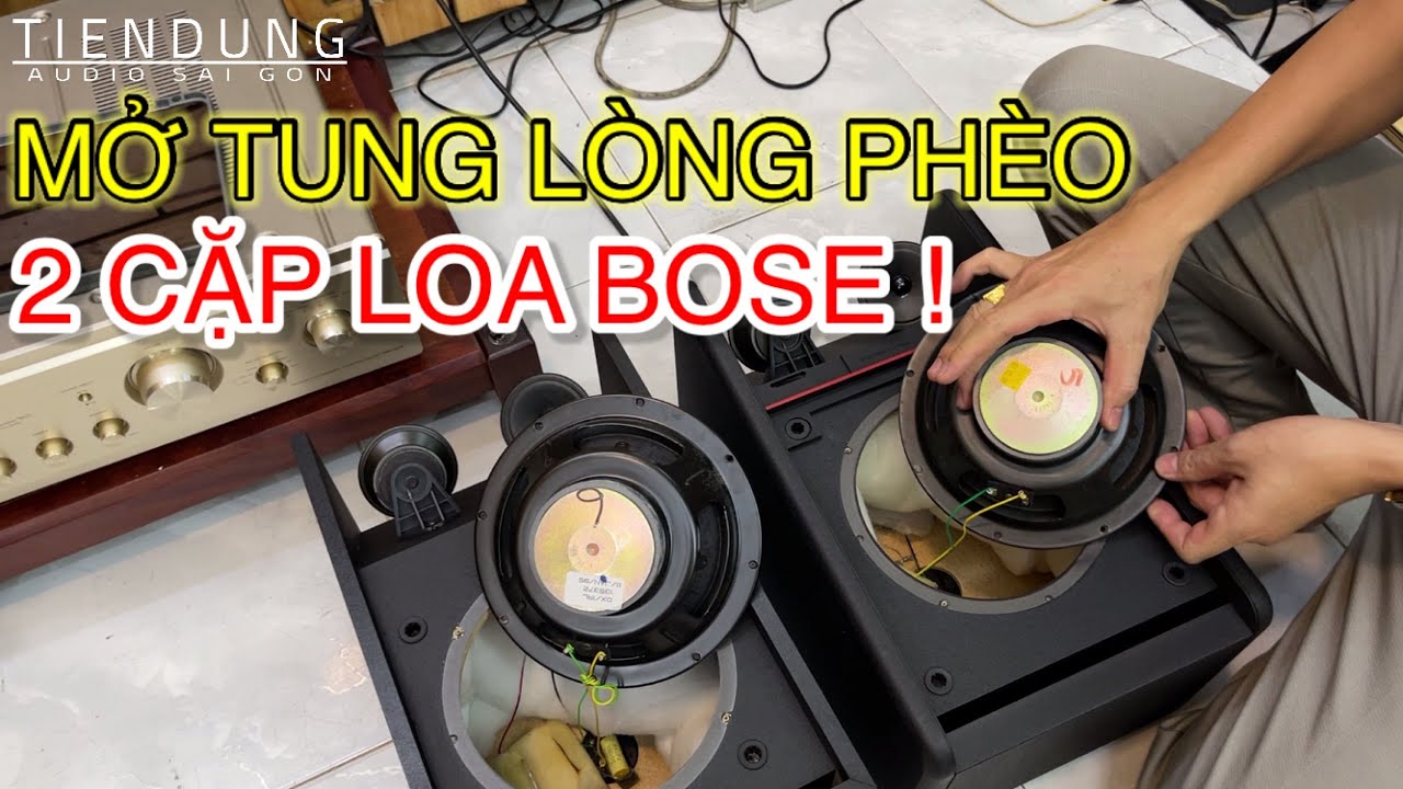TEST SO SÁNH 2 MODEL BOSE 301 seri iii & 305 HÀNG BÃI, Tiến Dũng Audio Sài Gòn