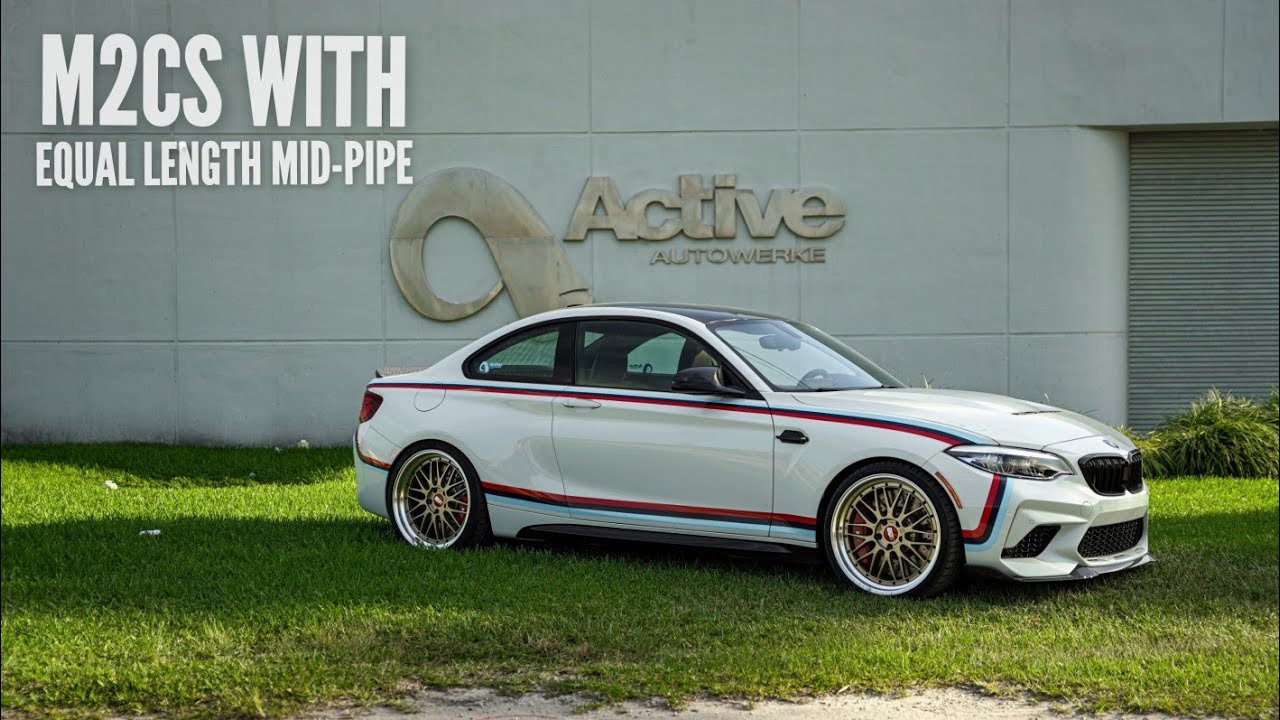 FIRST BMW M2CS With Active Autowerke's Equal Length Mid-Pipe | M2 Comp Exhaust