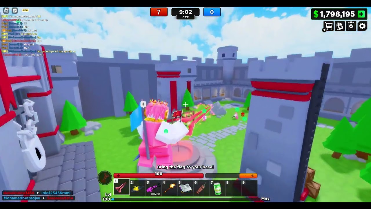 12 flag on flag wars on castle map