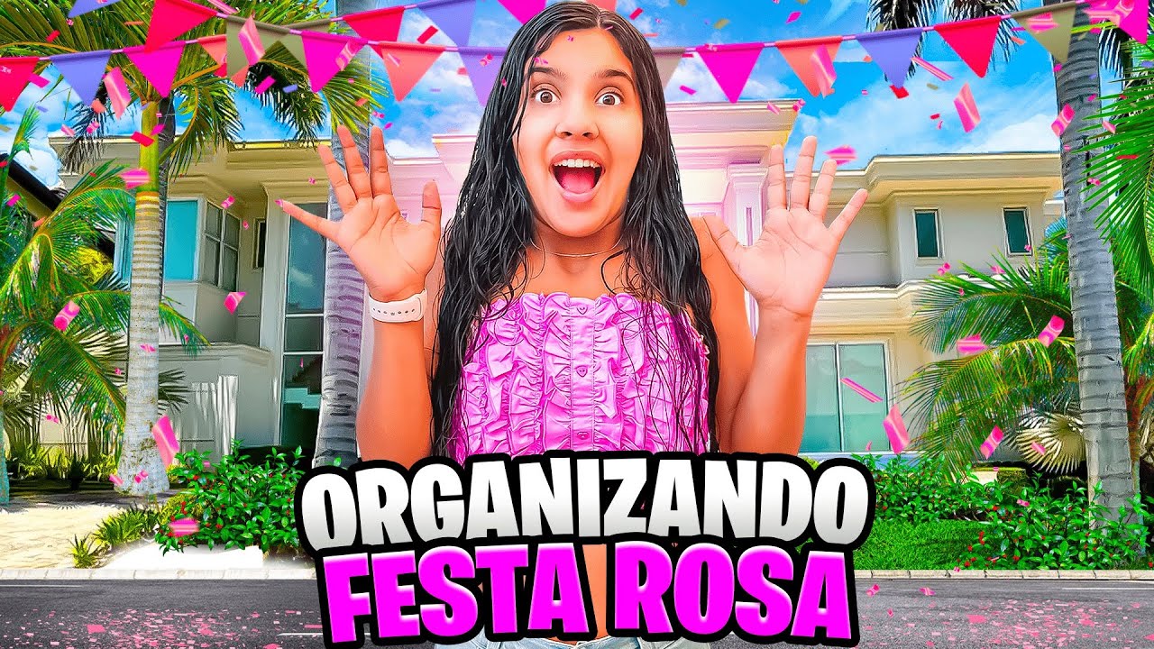 FESTA ROSA S&Oacute; PARA MENINAS - TUDO QUE EU COMPREI 🎀