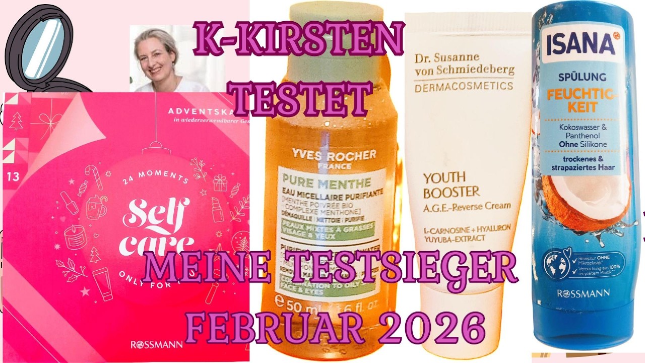 Meine Testsieger vom Februar 2026 💖💞♥️❣️ #test #testing #beauty #makeup #beautyblogger #skincare