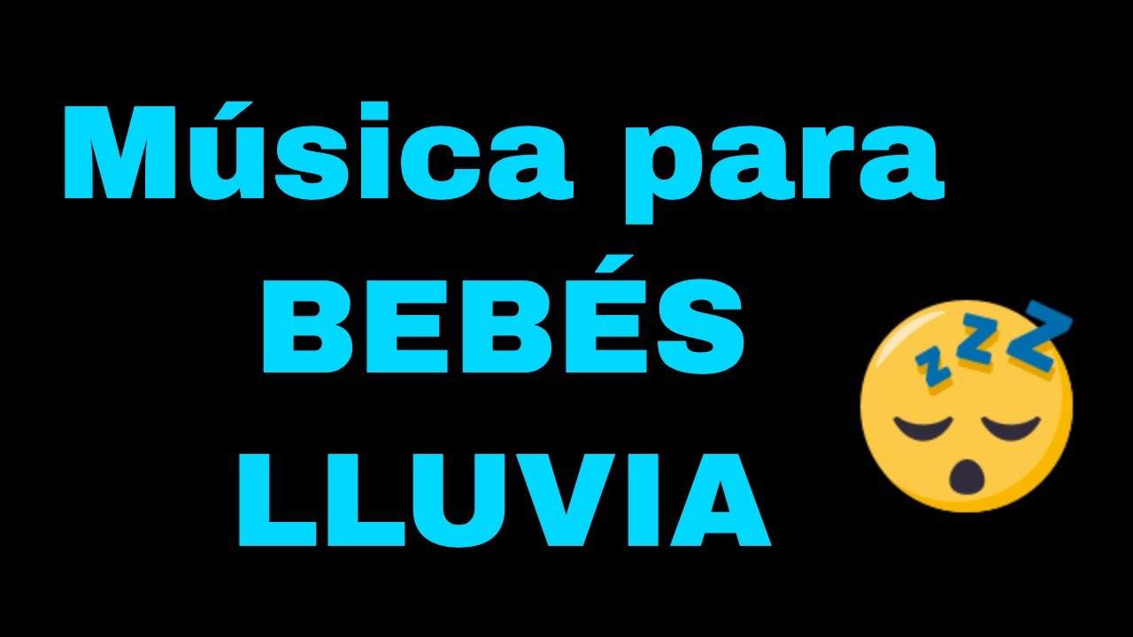Sonido blanco para DORMIR BEBES pantalla negra LLUVIA 🌧