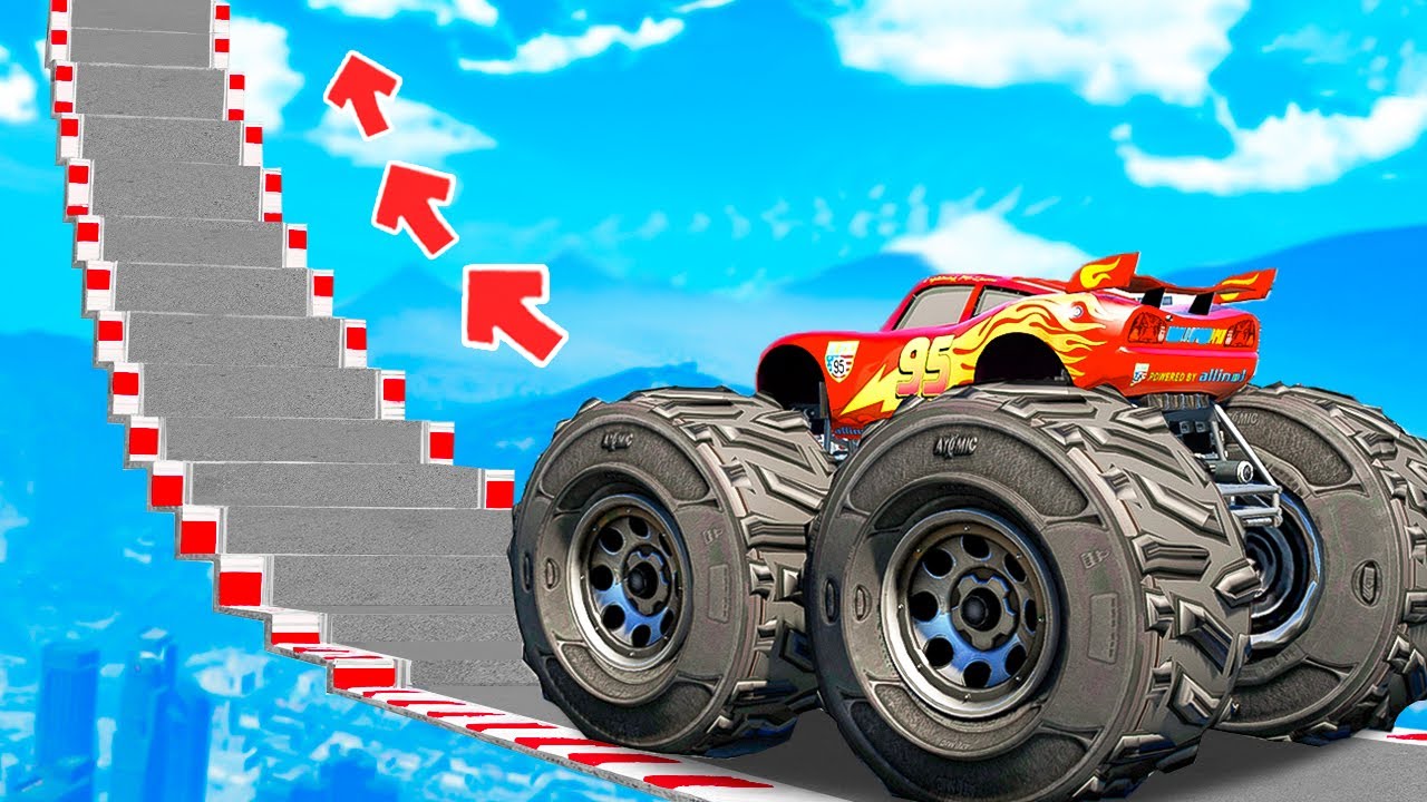 Can CHEAT CAR CLIMB To The HIGHEST OBSTACLE In GTA 5? - EXPERIMENT IN GTA 5