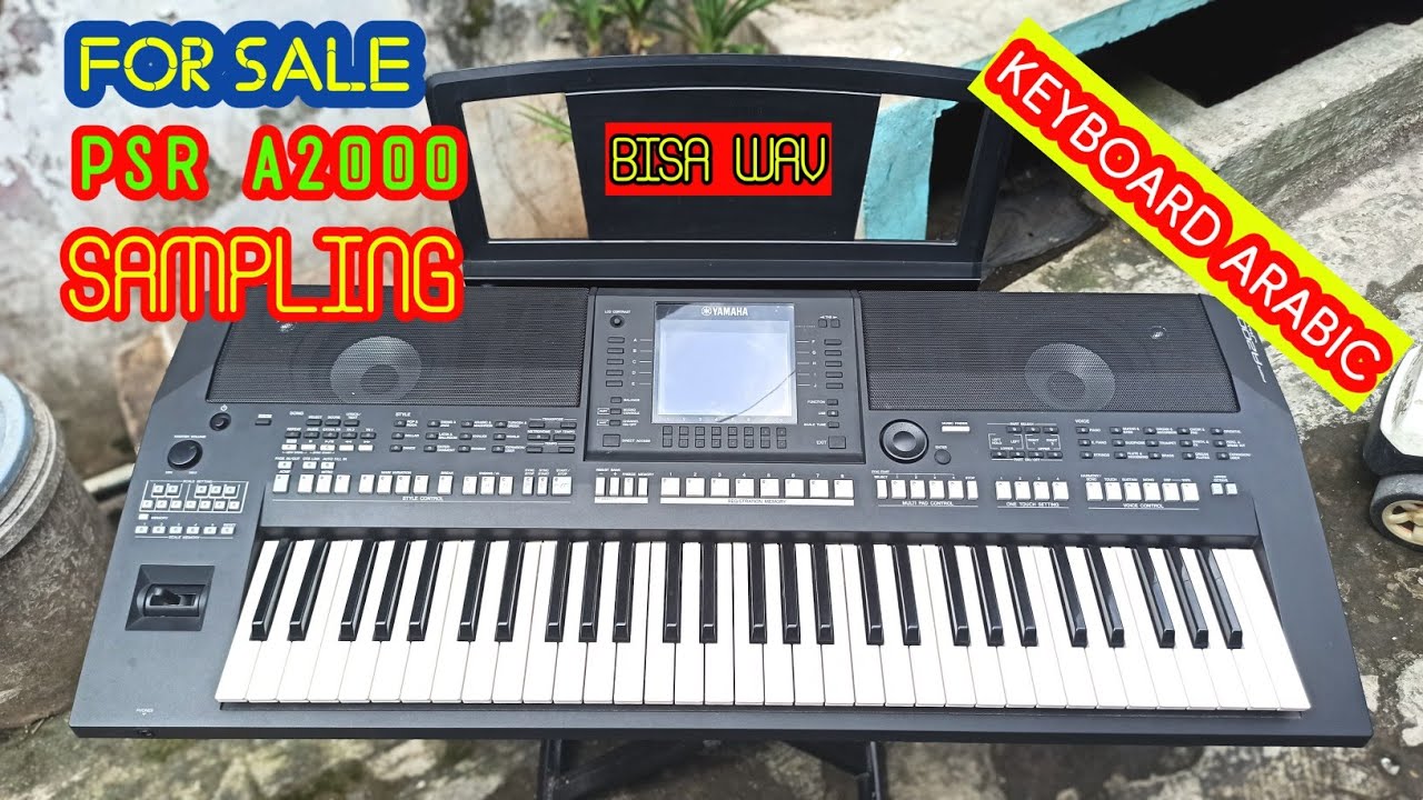 Dijual psr A 2000 Keyboard Sampling | bisa Wav | Arabic #gambus #sampling