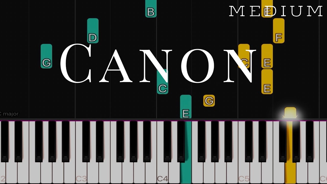 Canon In C - My Sassy Girl | MEDIUM Piano Tutorial