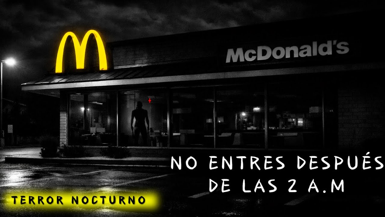 Por esto NO deberías ir a McDonald's a las 2 AM | 10 RELATOS  DE TERROR