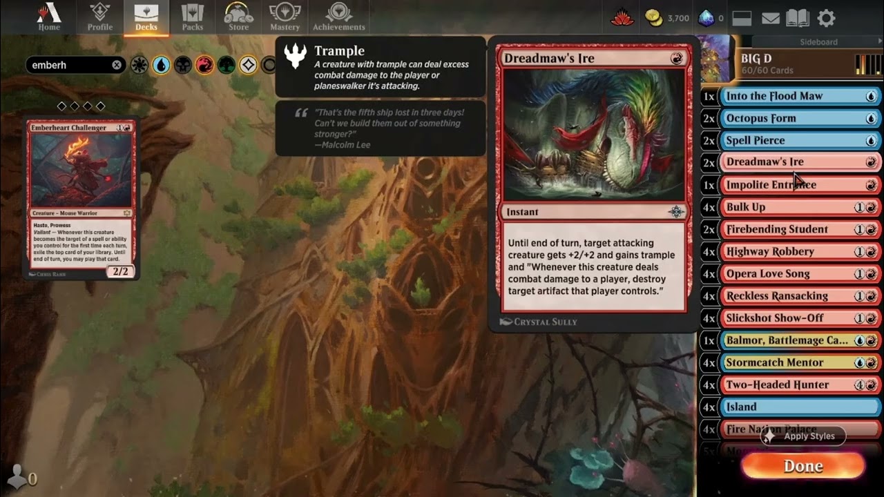 MTG New/Novel Standard Ranked Mythic OTK Tier-1 Deck!