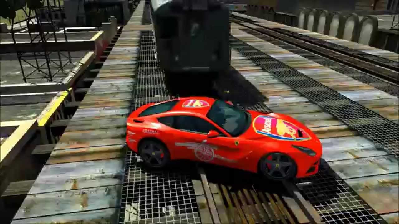 GTA IV FERRARI F12 BERLINETTA ARSENAL REPAINT CRASH TESTING