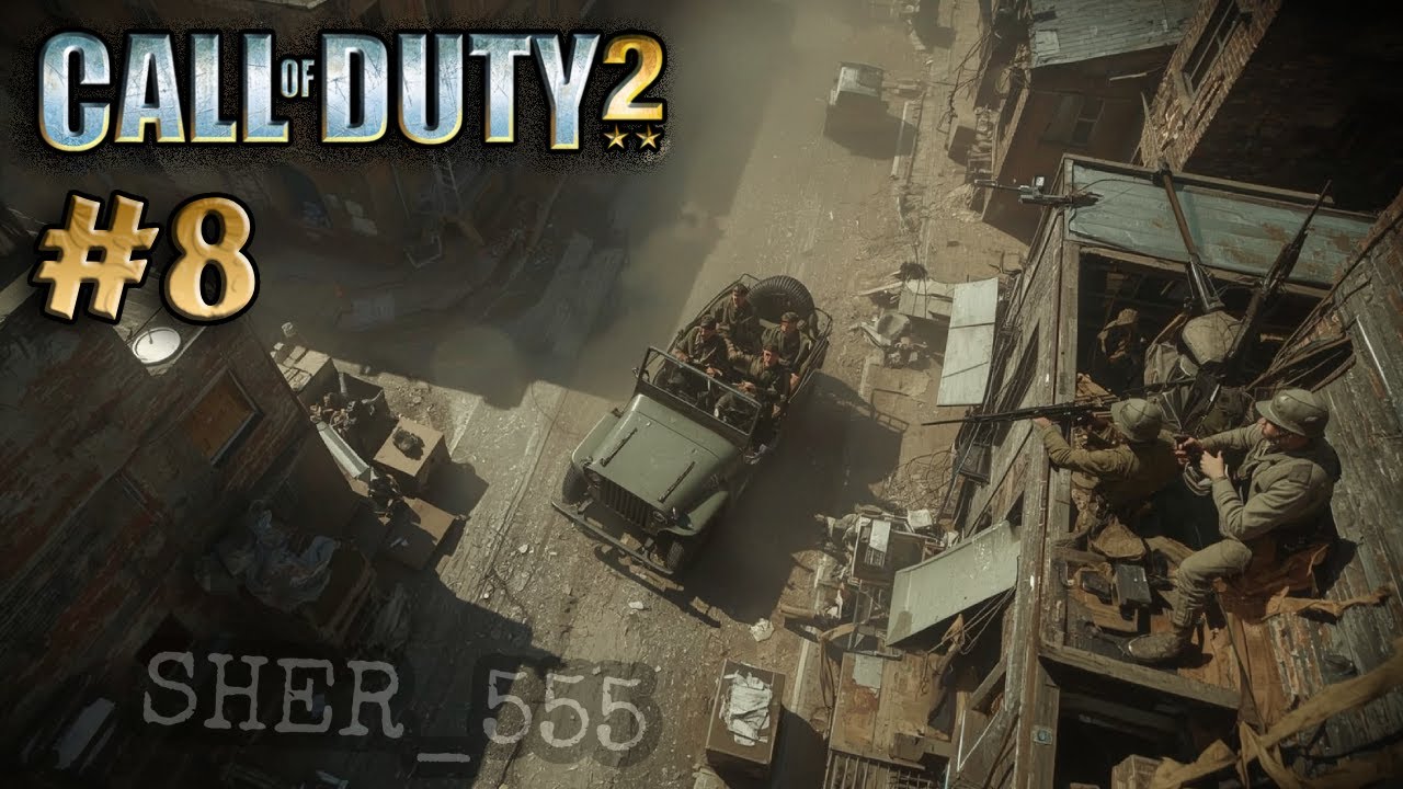 Call of Duty 2 (2005) #8 ► NEMIS talpasini orasida qolib kettim ► O'zbekcha LET'S PLAY
