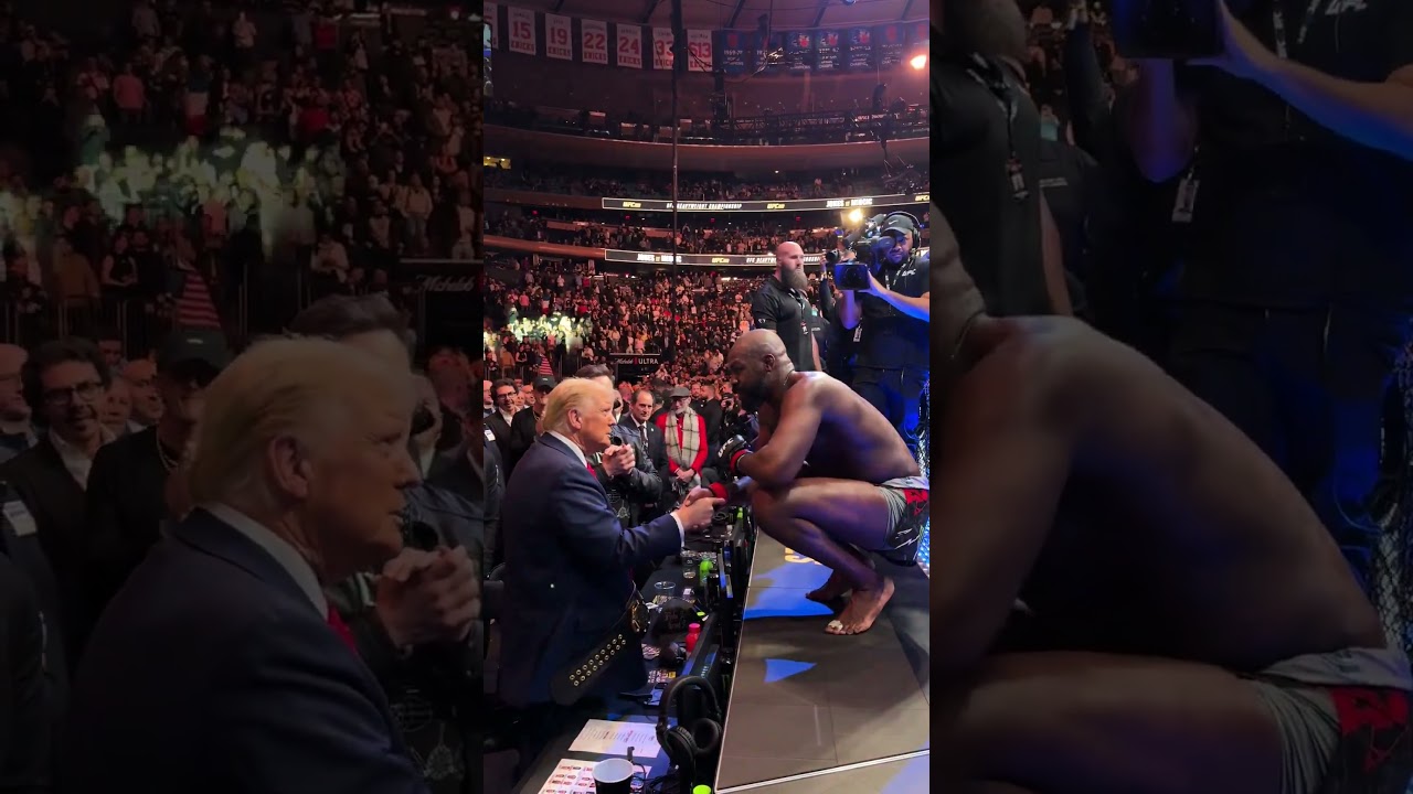 US President-elect Donald Trump in attendance at UFC 309 at Madison Square Garden (2)