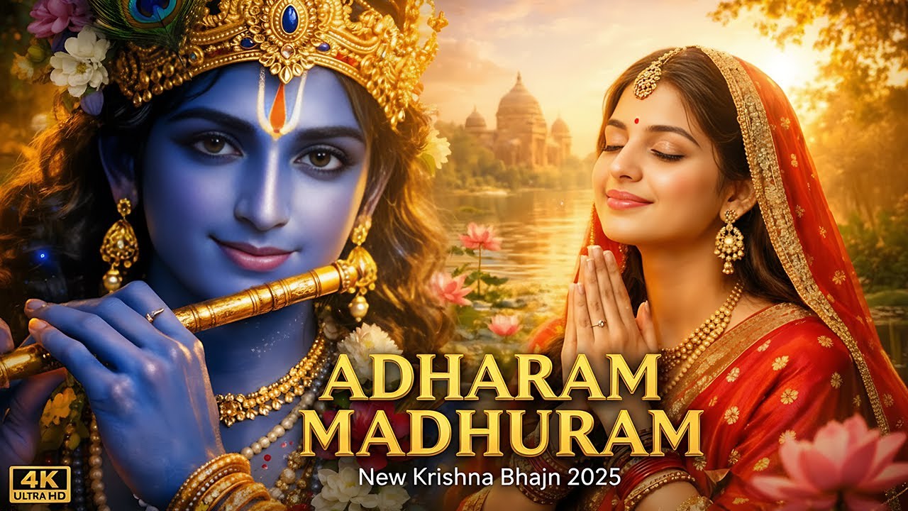 Adharam Madhuram - Madhurashtakam | New Krishna Bhajan 2025 | 4K Cinematic Video | Sanatan Sur