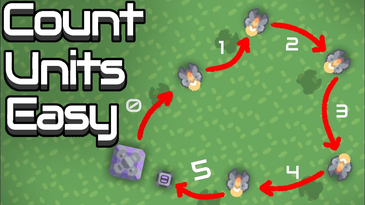 [Beginner] How to Count Units | Mindustry | Unit Logic Course #4