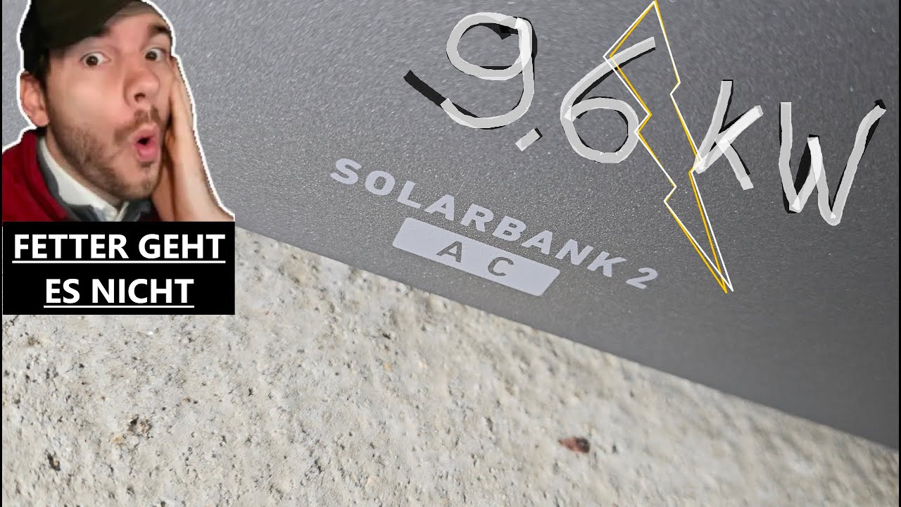 SOLARBANK 2 AC mit 9,6 KW Speicher // Der Aufbau ist unkompliziert