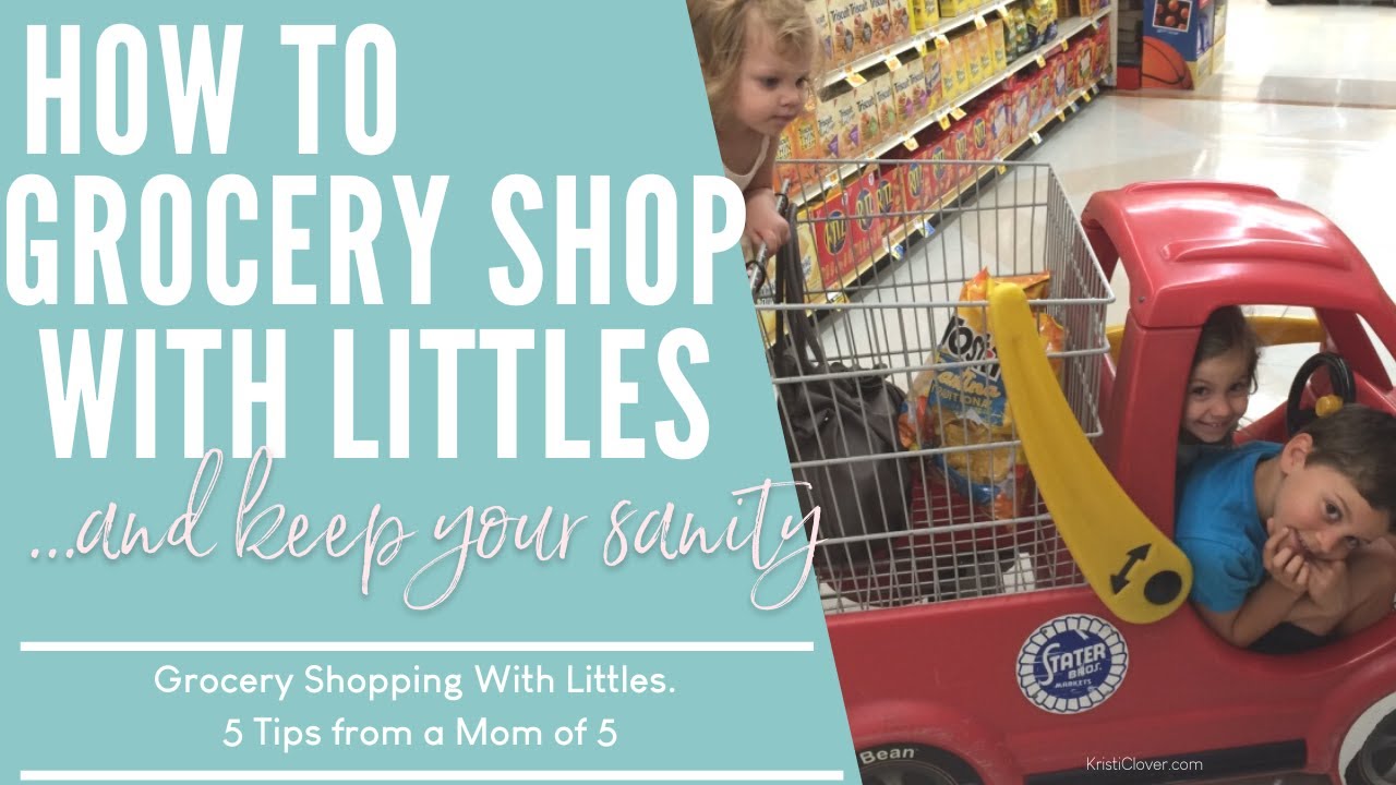 Grocery Shopping with Little Kids (5 Tips from a Mom of 5)
