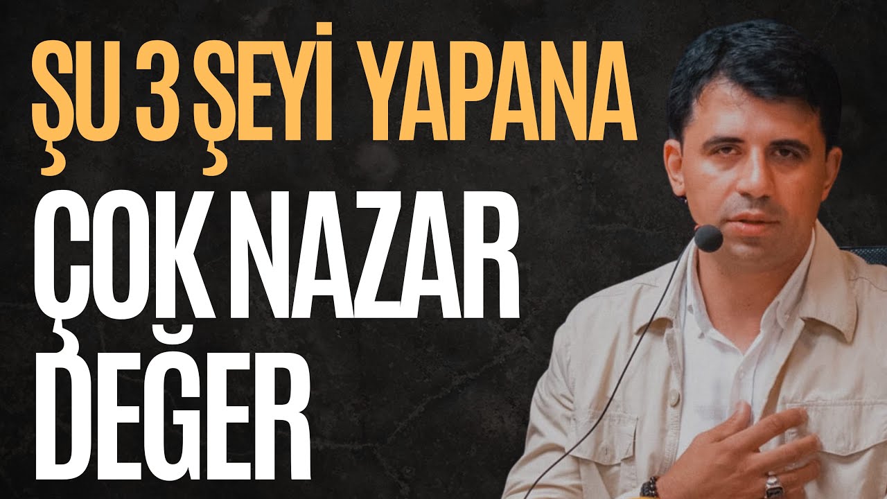 Şu 3 şeyi yapana çok Nazar değer /!Abdullah Yuyucu
