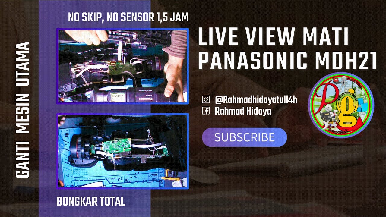 PANASONIC MDH 21 || GANTI MOTHERBOARD || No Skip & Sensor