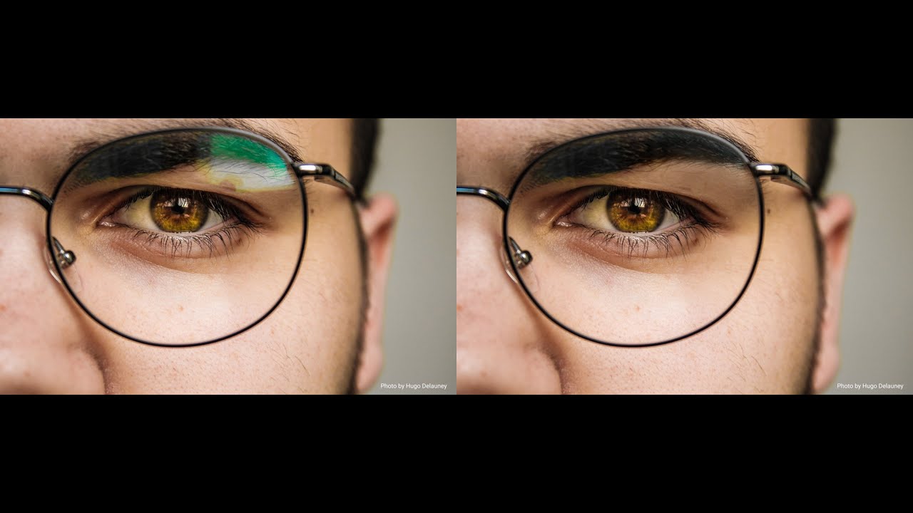 Very Easily Remove Glare from Glasses in Photoshop || Photoshop Tutorial