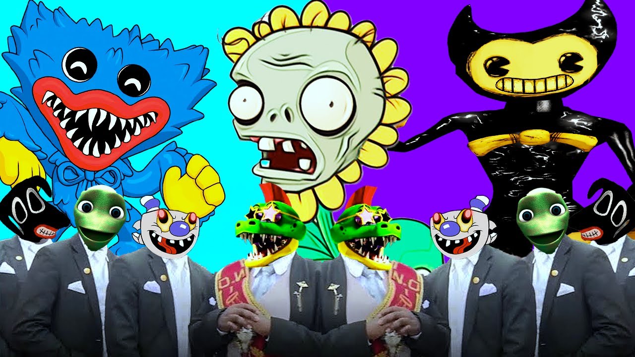 Huggy Wuggy & Plants vs Zombies & Bendy - SUPER Coffin Dance SCARY MEGAMIX (Remix)