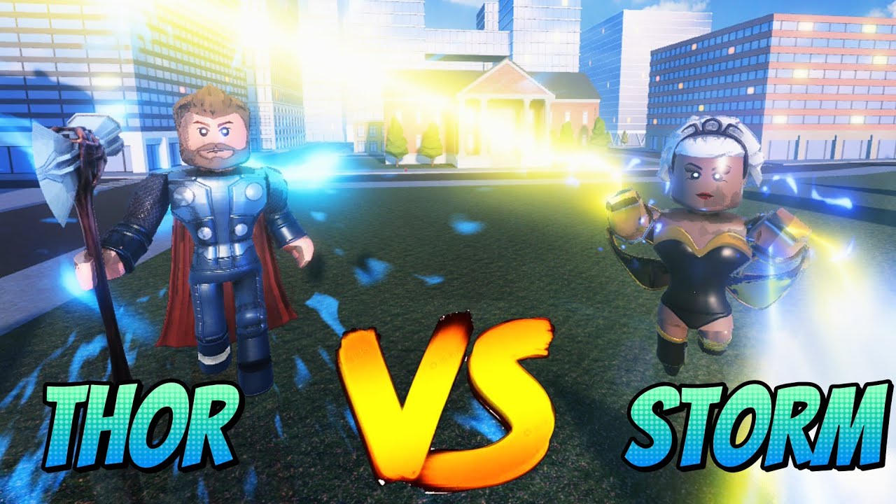 Thor  VS  Storm 😱 | Marvel Omega roblox