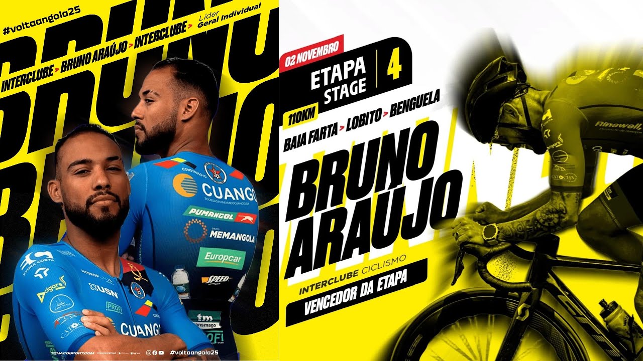 RESUMO 4 ETAPA VOLTA ANGOLA EM BICICLETA PEPINO 2025📍 BAIA FARTA ➜ LOBITO ➜ BENGUELA | 110 KM