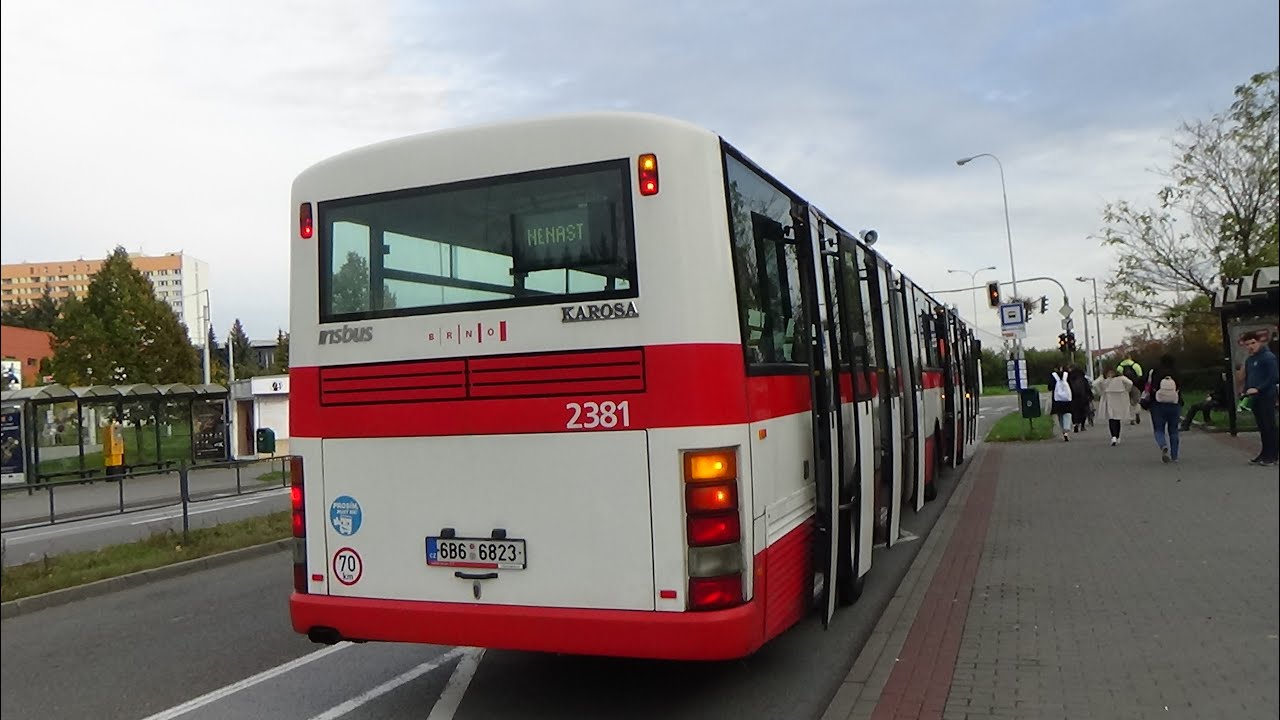 Autobus Karosa B961E ev.č. 2381 na lince 53