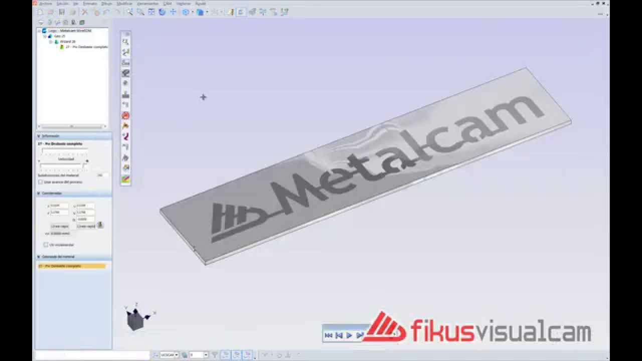 Fikus Visualcam 18.1 Wire edm logo programming