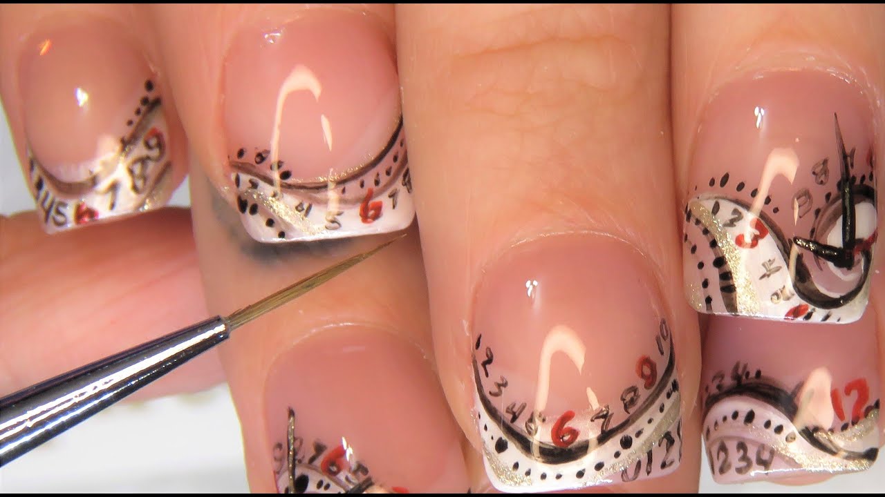 Clock Nails | Melted Time Nail Art Clocks Design