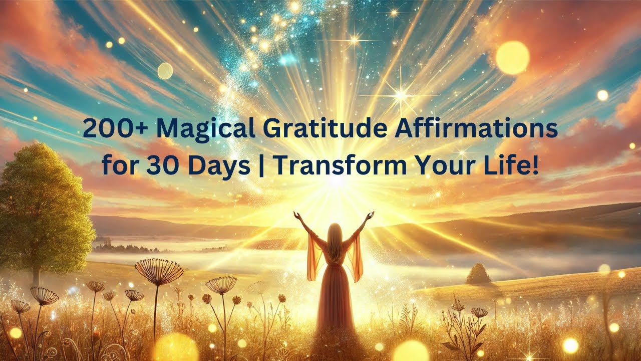 200+ Magical Gratitude Affirmations - Arabic subtitle - Transform Your Life within 30 days