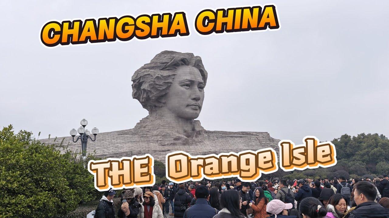 The world's largest young Mao Zedong statue is located here in Orange Island, Changsha, China!